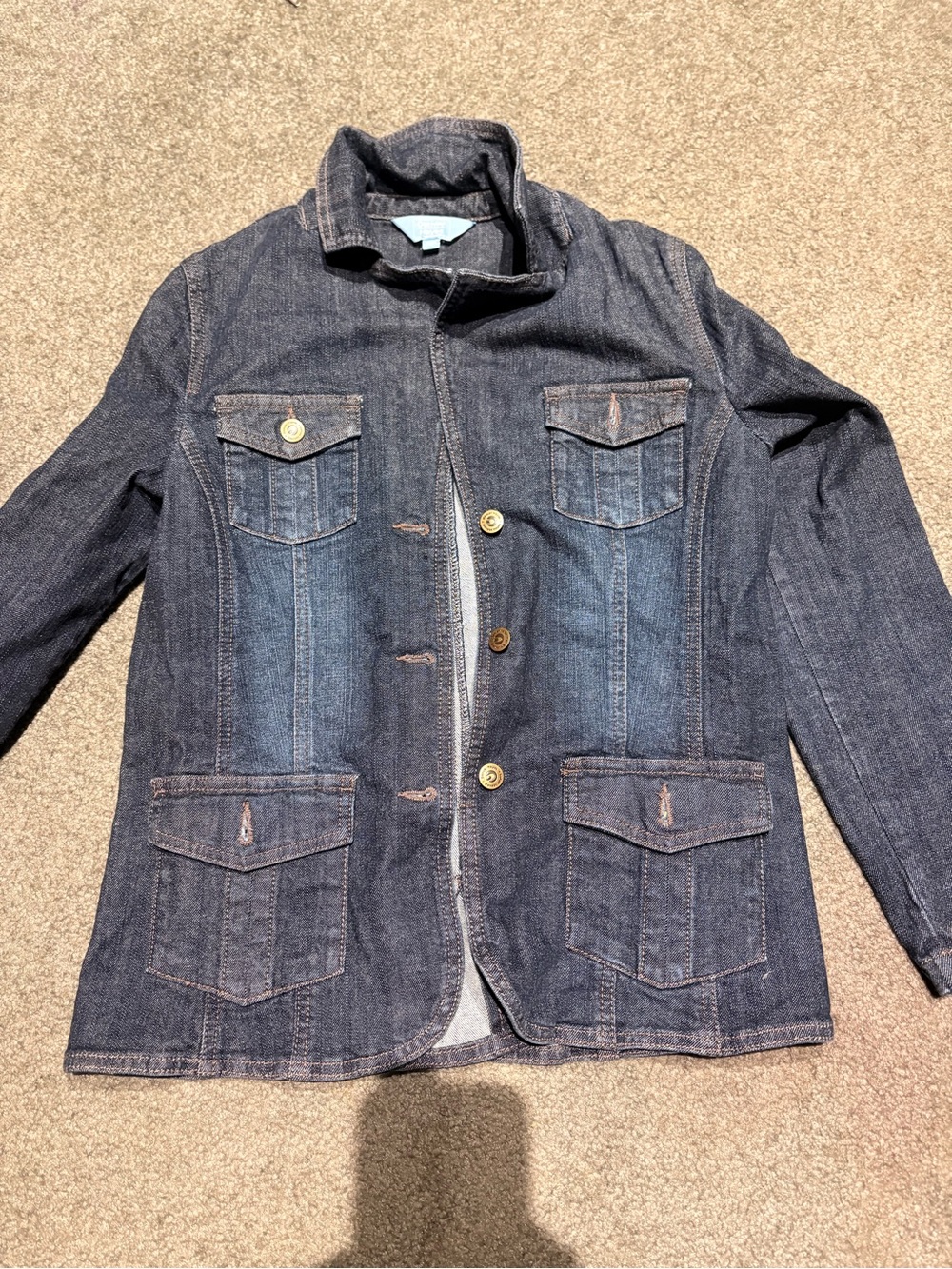 Denver Hayes Dark Blue Denim Jean Jacket